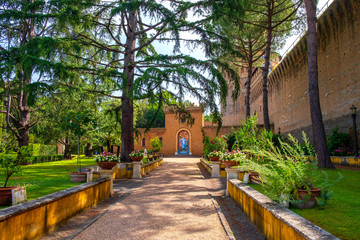 Rome, Vatican City, Italy - Shrine of The Vergin of Mercy - Nostra Signora della Misericordia - from Savona in Liguria, within the Vatican Gardens in the Vatican City State