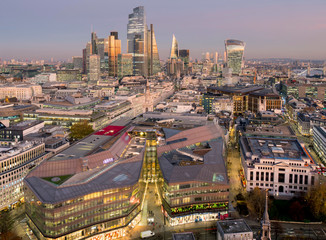 City of London, Square Mile, image shows completed 22 Bishopsgate tower, London