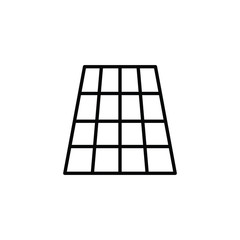solar battery icon black vector Solar panel