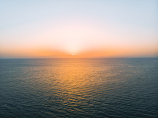A Sunset Over The Sea