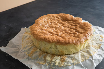 Sponge cake typical in Italy and French , genovese cake.