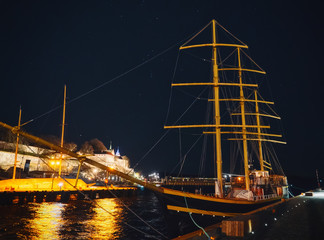 Ship sails to Orion