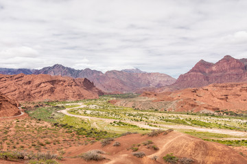 views of the mountains