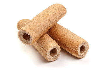 Hot dog buns, isolated on white background