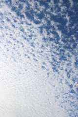 blue background of sky with clouds