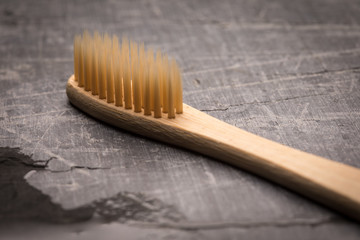 Ecological bamboo toothbrushes. Plastic zero