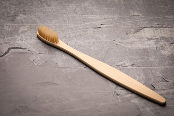Ecological bamboo toothbrushes. Plastic zero