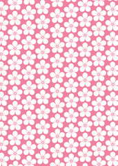 花をデザインした背景素材