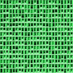 Fototapeta premium Abstract Structure Blocks Generative Art background illustration