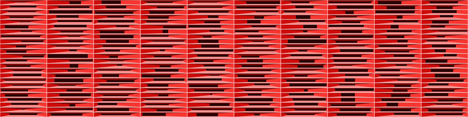 Abstract Structure Blocks Generative Art background illustration