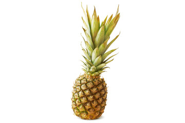 Fototapeta premium Pineapple Isolated on White, Full Depth of Field 