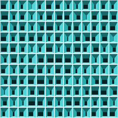 Abstract Structure Blocks Generative Art background illustration