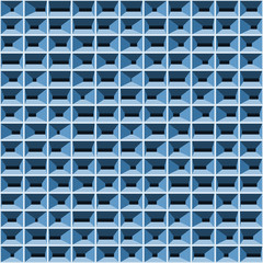 Abstract Structure Blocks Generative Art background illustration