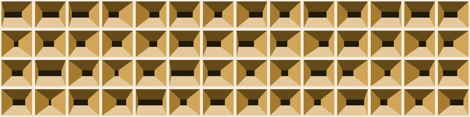 Abstract Structure Blocks Generative Art background illustration