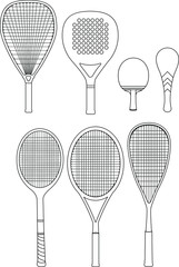 outline rackets