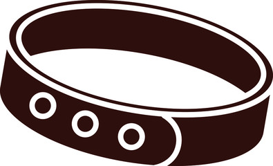 harness collar icon, Vector illustration