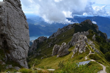 Near the Rosalba Refuge, there are many opportunities to climb beautiful roads. nothing better than a few days at the nature.