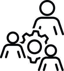 Workforce organization icon