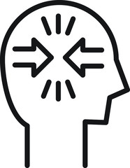 conflict icon, vector illustration