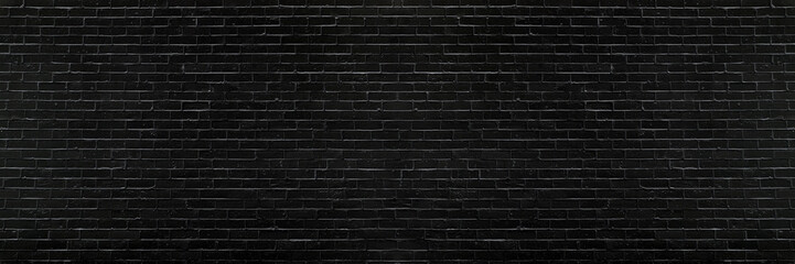 black brick wall may used as background