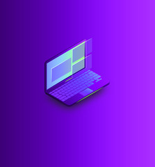 Isometric Laptop