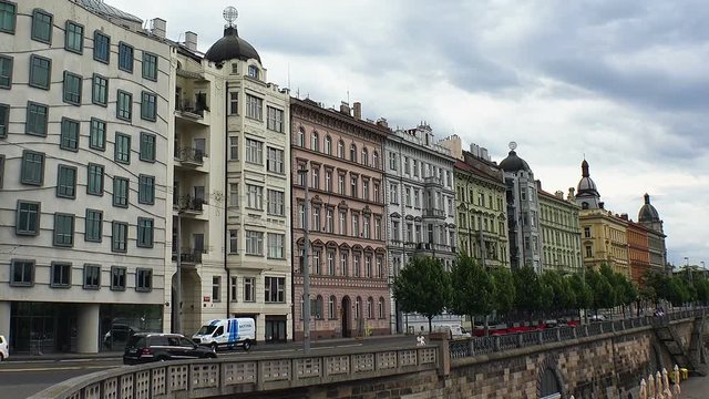 Dancing House in Prague. 