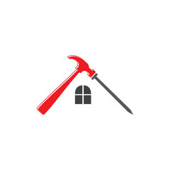 Nail and Hammer Home Logo