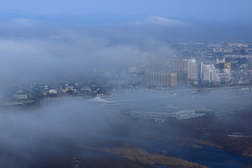 岩手県　奥羽山脈と雲海