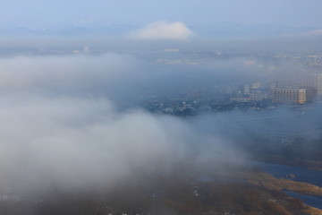 岩手県　奥羽山脈と雲海