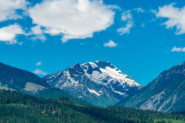 Rocky Mountains. Mount Burnham in British Columbia, Canada.