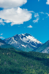 Naklejka na ściany i meble Rocky Mountains. Mount Burnham in British Columbia, Canada.