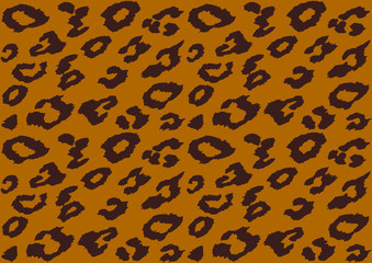 leopard skin pattern vector