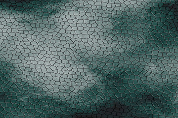 Stone pavement background material in the night or fog.　夜または霧の中にある石畳の背景素材