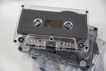 Fototapeta premium Cassette tapes for cassette recorder