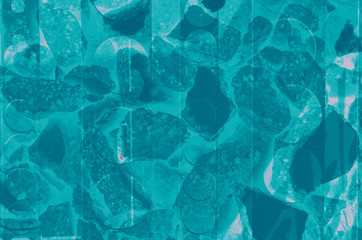 abstract turquoise, celadon and aquamarine colors background for design