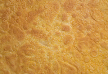 Closeup of fresh wheat flour Chapati or roti