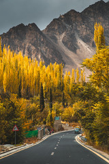 This is beautiful autumn at Northern Pakistan - 320686451