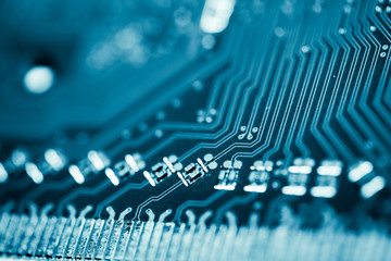 Abstract,close up of Mainboard Electronic computer background. (logic board,cpu motherboard,Main...