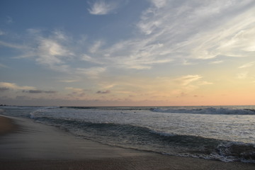 Atardecer en Puerto Escondido, Oaxaca