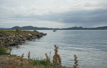 Beautiful Landscape of Marsden Bay Whangarei New Zealand
