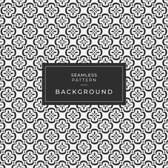 Vector modern seamless geometry pattern flower, black and white abstract geometric background, wallpaper print, monochrome retro texture, hipster fashion design