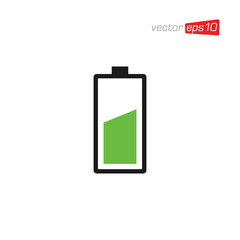 Battery Sign Icon Design Vector