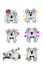 Cola bear character design, cute on white background