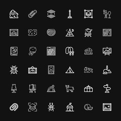 Editable 36 painting icons for web and mobile