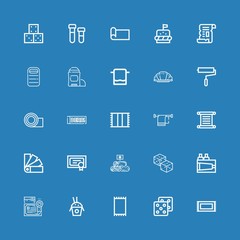 Editable 25 roll icons for web and mobile