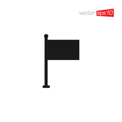 Obraz premium Flag Flatt Icon Design Vector