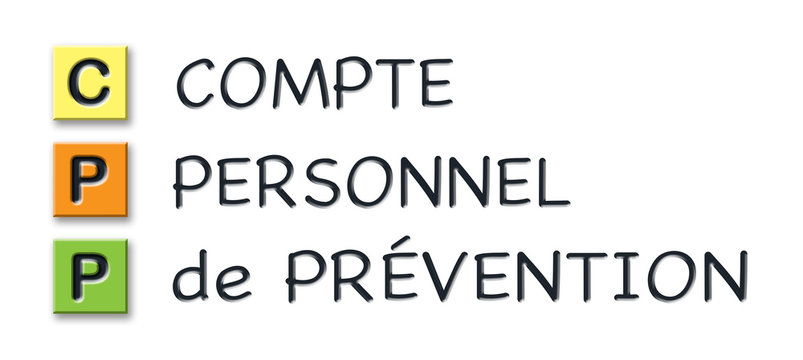 CPP initials in colored 3d cubes with meaning in french language