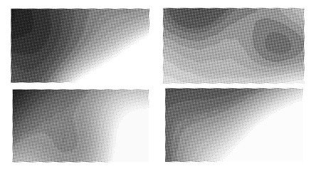 Set Halftone vector dots Background. 