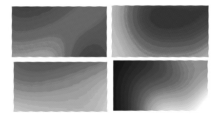Set Halftone vector dots Background. 
