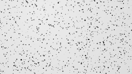 Dot white black pattern gradient texture background. Abstract  technology big data digital concept. 3d rendering.